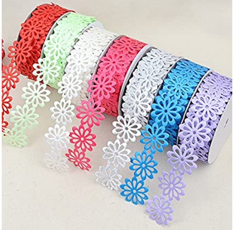 Flower lace store ribbon